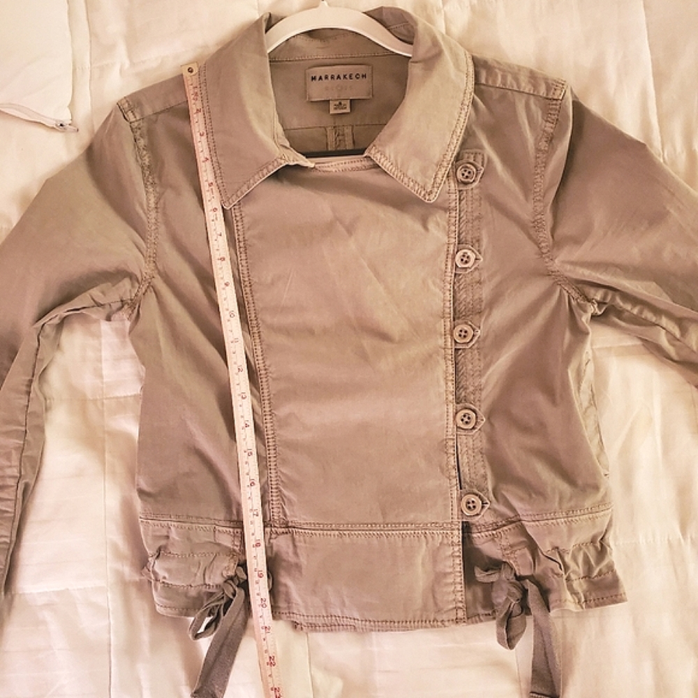 Spring Jacket - Marrakech for Anthropologie Neutral Taupe - Picture 6 of 8